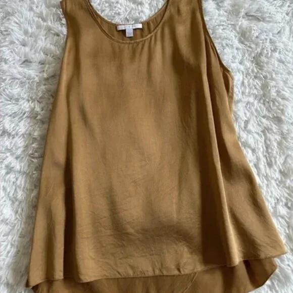 LUNYA Washable Silk Pajama Set - Tank and Shorts Large - Picture 2 of 10